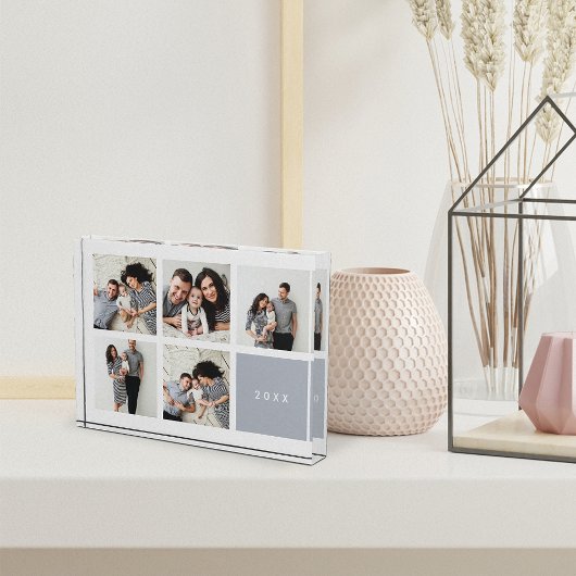 Chic Collage | Foto-Block für Jahr Fotoblock