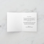 Chic Collage Wedding Danke-Card Dankeskarte (Innenseite)