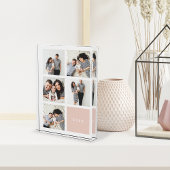 Chic Collage Year Keepake Foto Block | Blüte