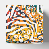 Chic Colorful Animal Print Geschenkschachtel (Oben)