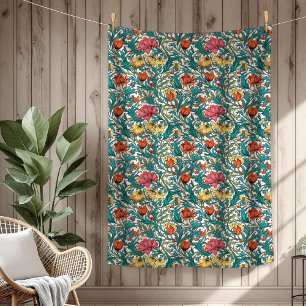 Chic Colorful Arts & Crafts Gemütliches künstleris Fleecedecke