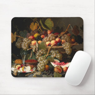 Chic Colorful Baroque Frucht Stillleben Malerei Mo Mousepad