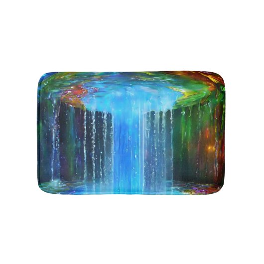 Chic Colorful Fountain Banca del Gottardo Badematte (Vorderseite)