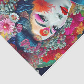Chic Colorful Geisha Decoupage Tissue Paper Seidenpapier (Ausschnitt)