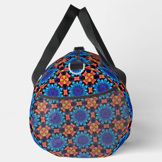 Chic Colorful Geometric Design Duffle Bag (Rechts)