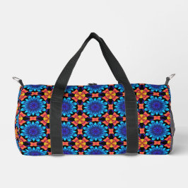 Chic Colorful Geometric Design Duffle Bag