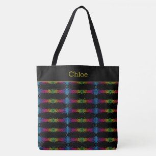 Chic Colors Mit Monogramm Tote Bag Tasche