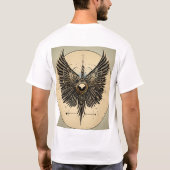 Chic Comfort: Embrace Style mit jedem Thread" T-Shirt (Rückseite)