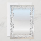 Chic Confetti Frame 18. Geburtstagsparty Einladung (Rückseite)