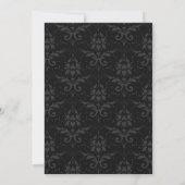 Chic Contemporary 2 Wedding Einladung (Rückseite)