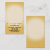 Chic Contemporary Simple Consultant Business Card Visitenkarte (Vorne/Hinten)