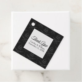 Chic Contemporary Wedding Geschenkanhänger