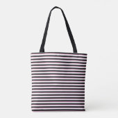 Chic Contraste – Weiche rosa Tragetasche Tasche (Rückseite)