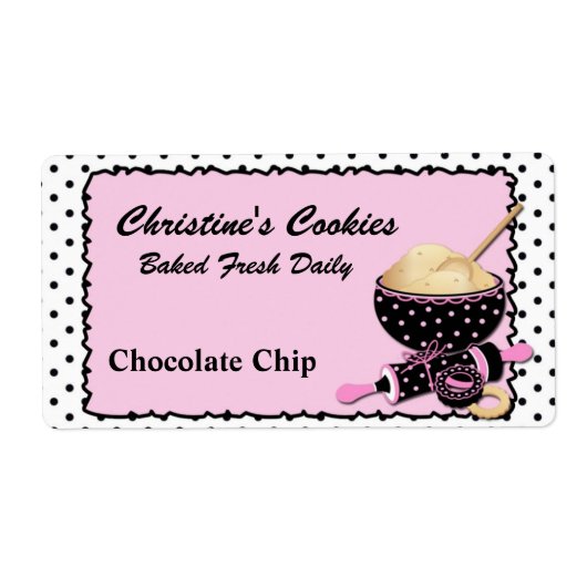 Chic Cookie Label (Vorne)