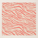 Chic Coral Ivory Zebra Pattern Schal<br><div class="desc">Chic Chiffonschal mit einem stilvollen Korallenzebramuster auf Elfenbeinhintergrund. Elegantes und modernes Design. Exklusiv für Sie entworfen von Happy Dolphin Studio. Wenn Sie Hilfe oder passende Produkte benötigen,  kontaktieren Sie uns bitte unter happydolphinstudio@outlook.com.</div>