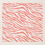 Chic Coral White Zebra Muster Schal<br><div class="desc">Chic Chiffonschal mit einem stilvollen Korallenzebramuster auf weißem Hintergrund. Elegantes und modernes Design. Exklusiv für Sie entworfen von Happy Dolphin Studio. Wenn Sie Hilfe oder passende Produkte benötigen,  kontaktieren Sie uns bitte unter happydolphinstudio@outlook.com.</div>