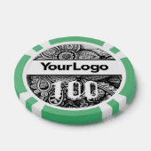 Chic Corporate Event Company Holiday Office Party Pokerchips (Einzeln)