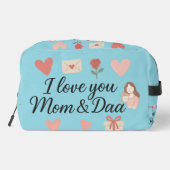 Chic Cosmetic & Toilettenbeutel - Stilvolle Travel Waschbeutel (Rückseite)