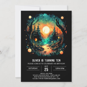 Chic Cottagecore Verzauberter Geburtstag Einladung