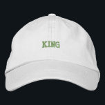 Chic Cotton Cap mit King Text Embroiderhut Bestickte Baseballkappe<br><div class="desc">Chic Baumwollkappe mit besticktem "King"-Text,  Komfort und lässige Eleganz.</div>