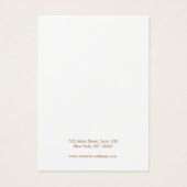 Chic Country Pink Earring Display Card (Rückseite)