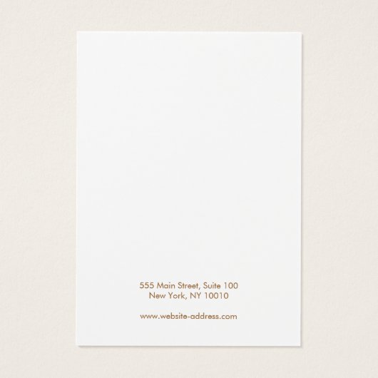 Chic Country Pink Earring Display Card (Rückseite)