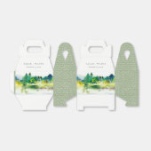 Chic Countryside Mountain River Landschaft Hochzei Geschenkschachtel (Ungefaltet)