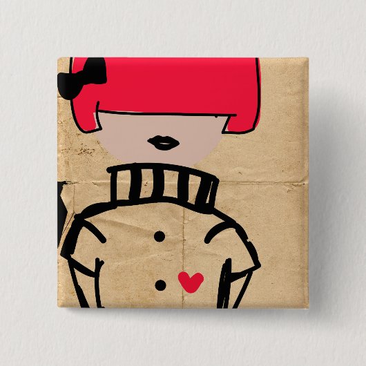 Chic-Couturen Button (Vorderseite)