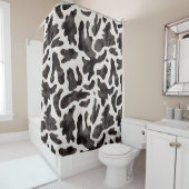 Chic Cow Print Dusche Vorhang (Beispiel)