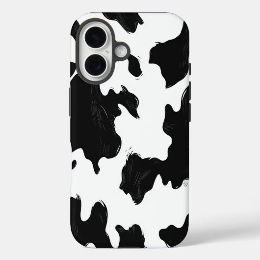 Chic Cow Print Phone Case (Rückseite)