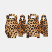 Chic Cream Brown Leopard Favor Box Geschenkschachtel (Ungefaltet)