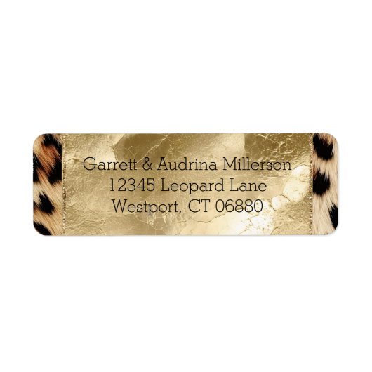 Chic Cream Brown Leopard Gold (Vorne)