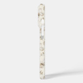 Chic Cream Butterflies Case-Mate iPhone Hülle (Rückseite / Links)