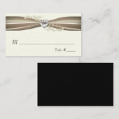 Chic Cream Formal Platzkarten (Vorne/Hinten)
