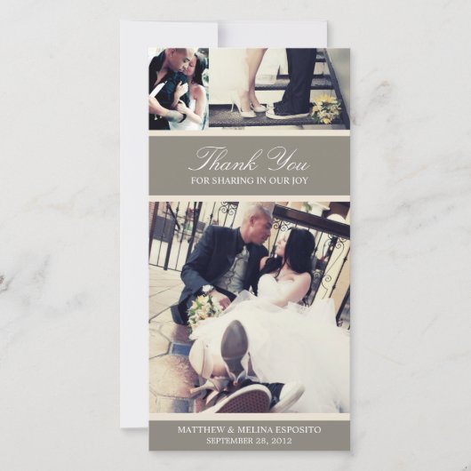 CHIC CREAM GRATITUDE | DANKE, DASS DU KARTE (Vorderseite)