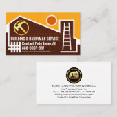 Chic Creative Zuhause Frame Gebäude Visitenkarte (Vorne/Hinten)