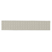 Chic creme Kabelstrickmuster Mittelgroßer Tischläufer (Horizontal)