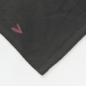 Chic Custom 18 Foto Herz geformt für sie Fleecedecke (Ecke)
