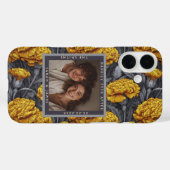 Chic Custom Carnation Garden Vineyard Wedding Case-Mate iPhone Hülle (Rückseite (Horizontal))