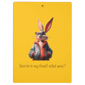 Chic Custom Clipboard von Nishaam Klemmbrett (Rückseite)