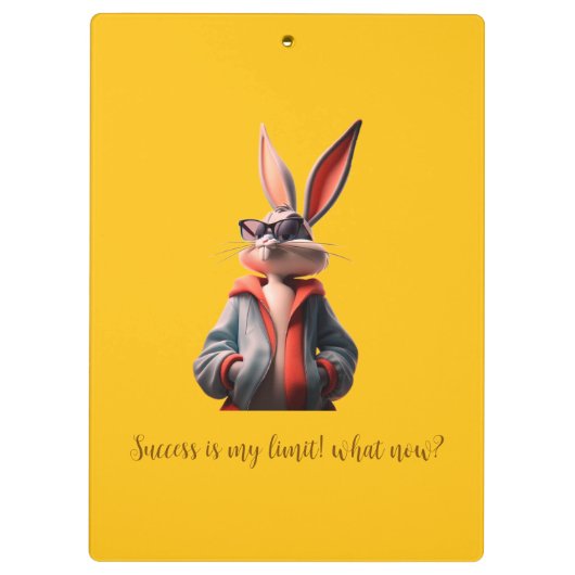 Chic Custom Clipboard von Nishaam Klemmbrett (Rückseite)