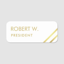 Chic Custom Company Beruflich White Gold