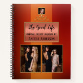 Chic Custom Fotos Gatsby Inspiriert Bullet Noteboo Notizbuch (Vorderseite)