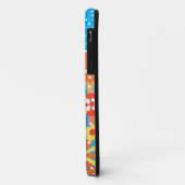 Chic Custom iPhone 5 Fall: Ditsy Orange Floral Case-Mate iPhone Hülle (Hinten/Links)