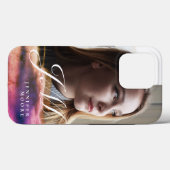 Chic Custom Lila Blush Pink Foto Mit Monogramm Case-Mate iPhone Hülle (Rückseite (Horizontal))