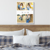 Chic Custom Personalisiert Foto Collage Mutter Leinwanddruck (Insitu (Schlafzimmer))