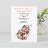 Chic Custom Piano Recital Invitation Einladung (Stehend Vorderseite)