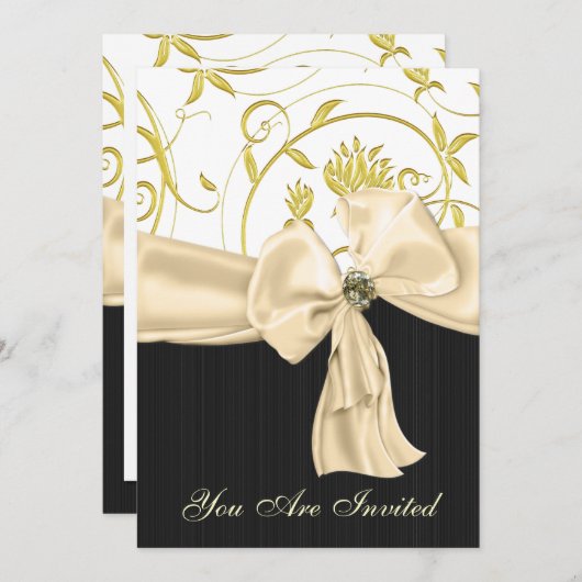 Chic Custom Wedding Probe Dinner Einladung (Vorne/Hinten)