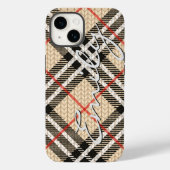 Chic Customizable Fabric geprüft Case-Mate iPhone Hülle (Rückseite)