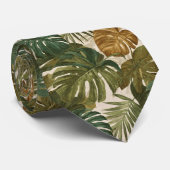 Chic Dads Fathers Day Gifts Tropical Flower Krawatte (Gerollt)